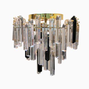 Chandelier Vintage en Cristal, Italie, 1960s