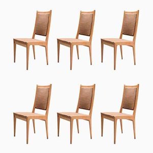 Scandinavian Dining Chairs by Karl Erik Ekselius for JOC, Set of 6