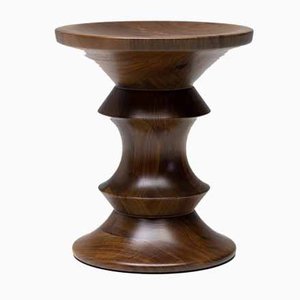 Time Life Walnut Stool by Charles and Ray Eames for Herman Miller