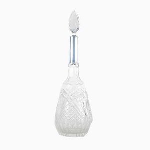 Wine Decanter in Crystal and Silver