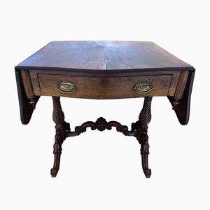 William IV Mahogany Side Sofa Table