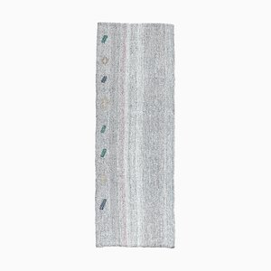 Tapis Kilim Runner Vintage en Laine d'Oushak, Turquie, 2x6