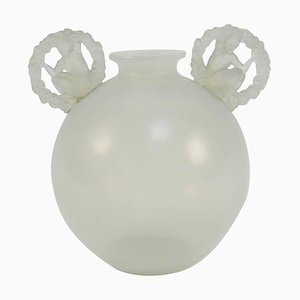 Ronsard Opalescent Vase by René Lalique, 1926