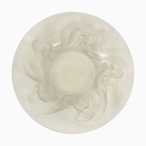 Cuenco Calypso de vidrio opalescente moldeado de René Lalique