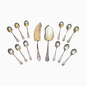 Sterling Silver Ice Cream, Set of 14