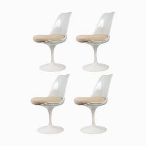 Sedie Tulip di Eero Saarinen & International Knoll, set di 4