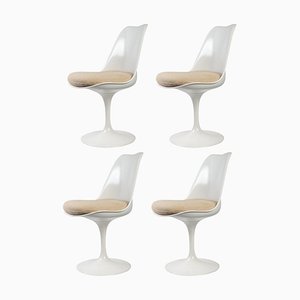 Tulip Stühle von Eero Saarinen & International Knoll, 4er Set