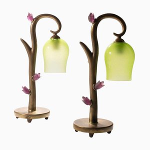 Possi Lamps from Daum, France, Set of 2