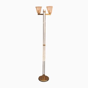 Vintage Italian Brass Floor Lamp by Banci