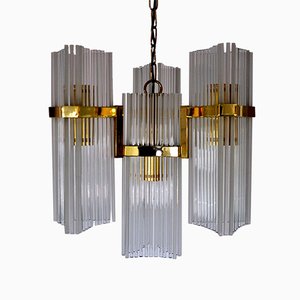 Italian Chandelier by Gaetano Sciolari for Lightolier, 1970s