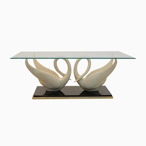 Swan Coffee Table from Maison Jansen, 1970s