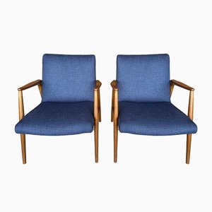 Set of Vintage Easy Chairs, 1960s