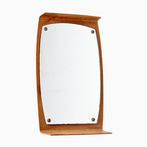 Specchio con cornice in teak