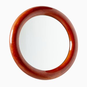 Lacquered Wooden Framed Mirror