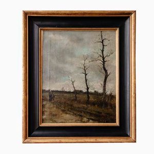 Oil on Canvas, Landscape, Barbizon School, 19th Century