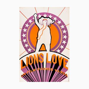 Agnes Vardas Lions Love Original Vintage Filmposter, Französisch, 1969