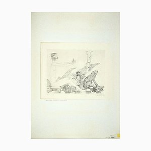 Leo Guida, The Fortune-Teller and Various Animals, Etching, 1972