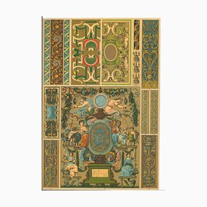Unknown, Decorative Motifs French Renaissance, Chromolithograph, Early 20th Century