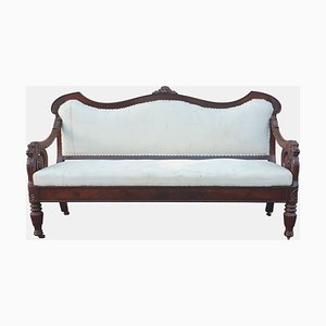 Mahagoni Sofa, 19. Jh