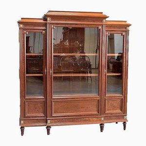 19th Century Louis XVI Style Mahogany Wall Unit