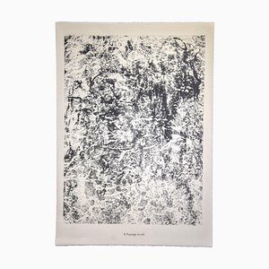 Jean Dubuffet - Landscape Ground - Litografía original - 1959