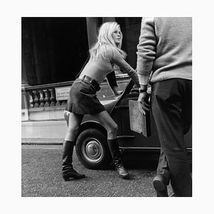 Mini Car Mini Skirt, Silver Gelatin Fibre Print, 1966, Printed Later