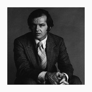 Porträt von Jack Nicholson, Silbergelatine Faser Druck, 1970, später gedruckt