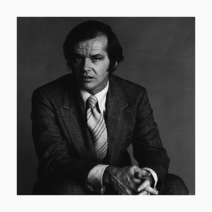 Retrato de Jack Nicholson, Silver Gelatin Fiber Print, 1970, impreso más tarde