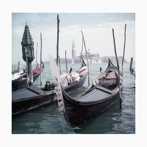 Gondole, Venezia, Italia, 1957