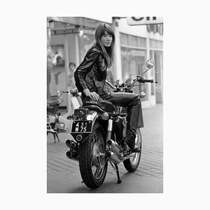 Stampa Francoise Hardy, argento, 1969