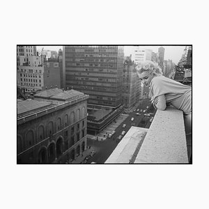 Marilyn on the Roof, Silver Gelatin Fibre Print, 1955, Printed Later