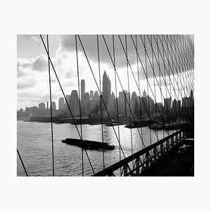 Puente de Brooklyn, estampado de fibra de plata y gelatina, años 50