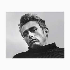 James Dean Silberner Gelatinefaser Druck, 1955