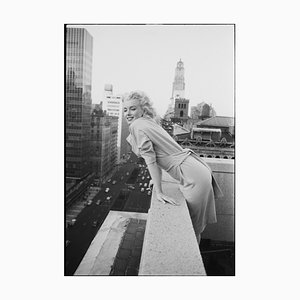 Marilyn on the Roof, impresión de plata con fibras de gelatina, 1955, impreso más adelante