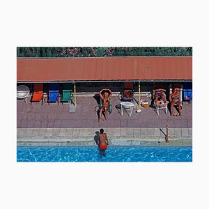 Stampa a pois a bordo piscina, edizione limitata, 1979