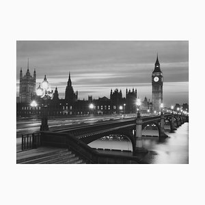Parliament by Night, Silver Gelatin Fibre Print, 1973, Printed Later