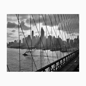 Brooklyn Bridge Tugboat, 1953, Archival Pigment Print, Oversized