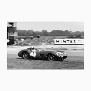 Stirling Moss, Oversized Silver Gelatin Fibre Print, 1959, Printed Later