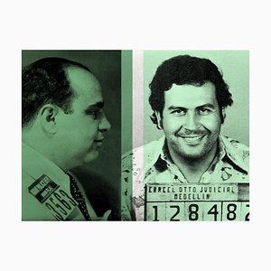 Colour of Money, Al Capone et Pablo Escobar Batik Signed Limited Edition, 2021