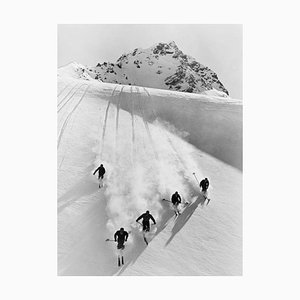 Imprimé d'une Pigments d'Archivage Oversized Alps, Suisse, 1928/2021