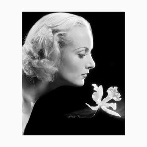 Impresión de fibra de plata y gelatina Carole Lombard, 1932, impresa después