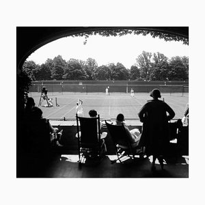 Tennis Spectator, 1938, Silver Gelatin Fiber Print, Oversized