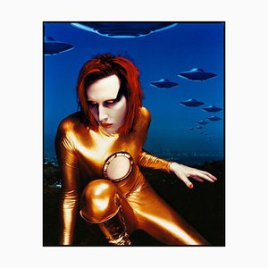 Marilyn Manson - Signierter Oversize Druck in limitierter Edition (1998), 2020