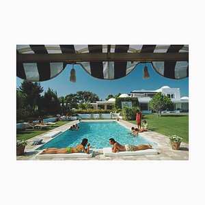 Piscina a Sotogrande, Slim Aarons, Estate Print, 1975