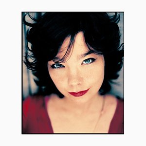 Stampa Portrait of Bjork, Signed Limited Edition, 1998
