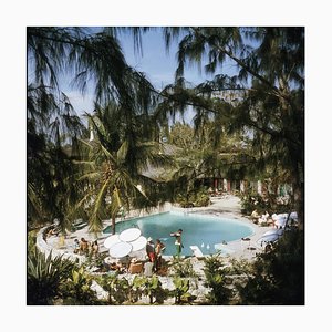 Fiesta en la piscina Eleuthera, Slim Aarons, Bahamas, Estate Edition, 1960