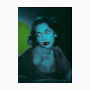 Blaues Mädchen, Oversize Limited Edition, Pop Art, 2020