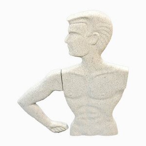 Modernist Flat Mannequin Bust, 1960s