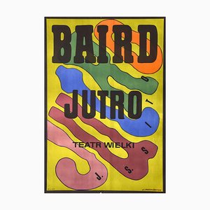 Póster vintage de Baird Tomorrow de J. Mtodozeniec - 1974