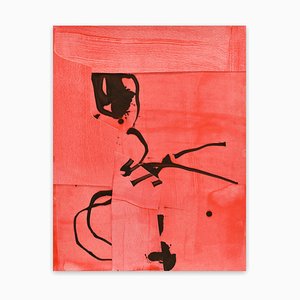 Franly Scarlet 4, Abstrakte Malerei, 2021